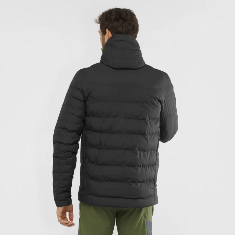 Black Salomon Essential Xwarm Men's Insulated Jackets | IE LU2736